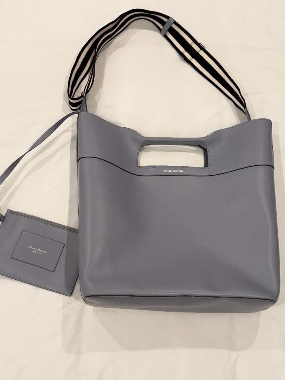 Alexander McQueen Men's Square Bow Tote